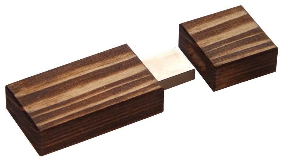 USB kľúč staré drevo orech, 32 GB 3.2