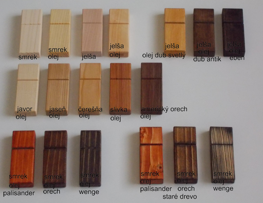USB kľúč americký orech, 64 GB 